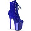 Pleaser - FLAMINGO1020CHRS Bottes de plateforme, Pole dance chaussures - Bleu Product image